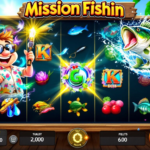 Visuals and audio elements of the Big Bass Mission Fishin slot game.